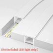 1-10M LED Neon Rope Tube Recessed Silicone Diffuser Channel For WS2811 RGB Indoor Decor Outdoor Waterproof Flexible Strip Light