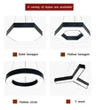 Creative Hexagonal Led Lamps Office Chandelier Round Simple Y-shaped splicing Special-Shaped Chandelier Gym Office Light