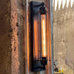 American Flute Wall Lamp Unique LOFT Restaurant Bar Grill Hallway Iron Wall Light Rustic Industrial Decor Edison Bulb Fixture