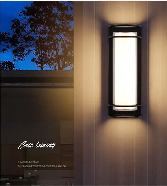 Outdoor LED Wall Lamp Waterproof Villa Lighting Courtyard  Simple Entrance Gate Pillar Outdoor Corridor Terrace Outside