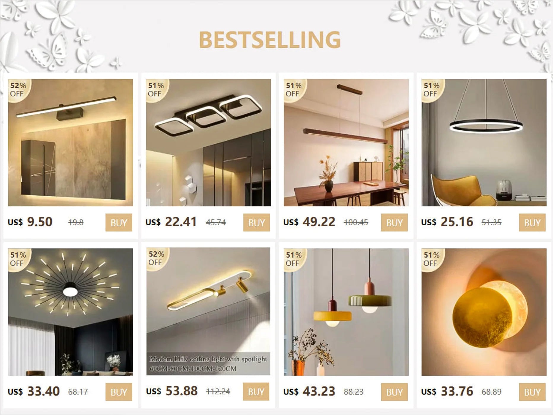 DAMIASMIL Retro Ceiling Lamp for Living Room Dining Room Bedroom Corridor Entrance Ceiling Lights E27 Indoor Lighting Fixtures