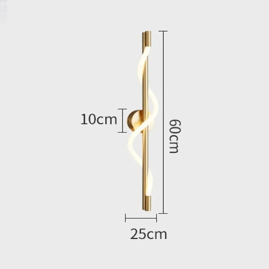 TINLAIBOR Minimalist designer's Wall lamp Living room Background wall Staircase decoration music notation Wall lamps Bedhead