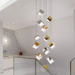 Nordic home decoration, stair chandelier, living room and dining room Pendant lights, ceiling light, indoor lighting