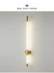 Modern LED Long Wall Lights for Bedroom Lighting Living Room Background Decorate Stairs Lamp Hotel Black Gold Sconce Fixtures