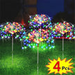 1Pcs Solar LED Firework Light Copper Wire Christmas Fairy Lights Lawn Pathway Light Garden Decoration