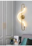 TINLAIBOR Minimalist designer's Wall lamp Living room Background wall Staircase decoration music notation Wall lamps Bedhead