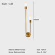 Black Gold LED Wall Lamps with G9 Light Bulb for Bedroom Bedside Interior LED Wall Lights Wall Sconce for Corridor Foyer Kitchen