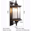Retro Waterproof Outdoor Wall Lamp European Balcony Villa Garden Wall Light Courtyard Exterior Wall Lamp Corridor Aisle Lighting