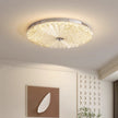 French Mid-Century Style Ceiling Lights Parlor Simple Retro Luxury Gold Resin Pleated Master Bedroom Room Decoration LED Fixture