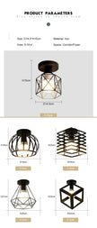 vintage industrial E27 ceiling lamp to enhance your living space. Perfect for adding beauty andNew Stylish, modern, retro