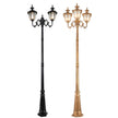 (H≈2.3M)Courtyard Street Lamp Community High Pole Lamp Outdoor Waterproof Lawn Lamp Villa Outdoor Retro Courtyard Lamp Landscape