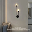 Black Gold LED Wall Lamps with G9 Light Bulb for Bedroom Bedside Interior LED Wall Lights Wall Sconce for Corridor Foyer Kitchen