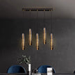 Nordic Minimal LED Pendant Lights Tubes Shaped Chandeliers Home Decor Dinning Living Rooms Villa Island Counter Lighting Fixture