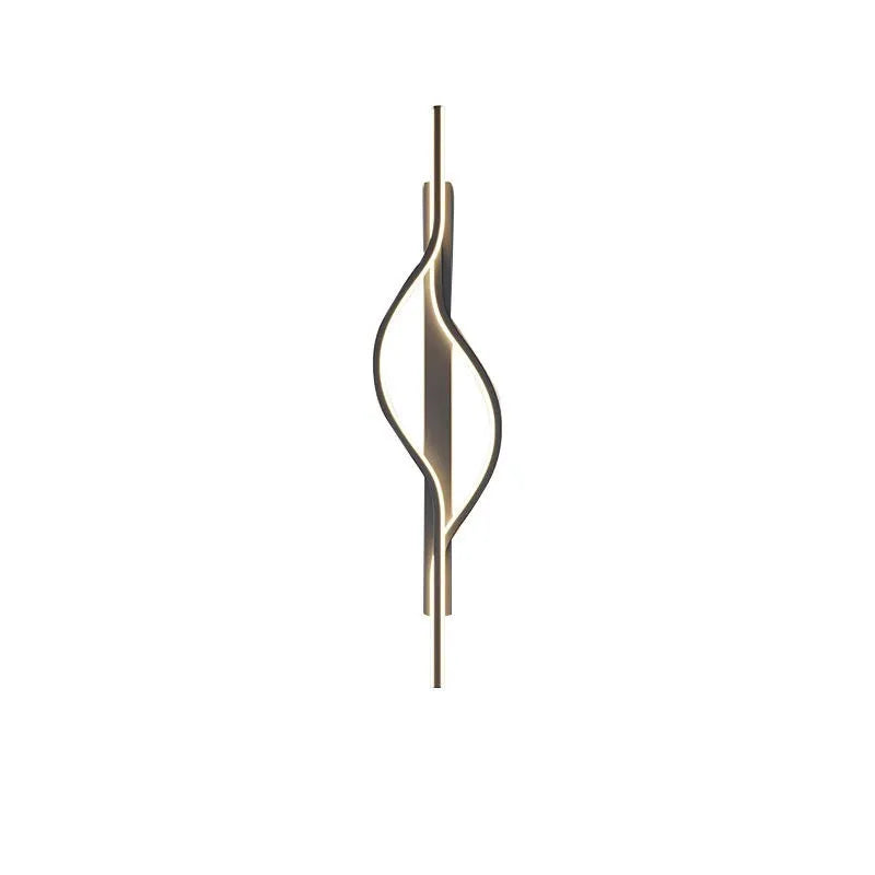 Minimalist Wall Lamp Living Room TV Background Wall Lamp Light Luxury Style Long Strip Lighting Line Bedroom Bedside Wall Lamp
