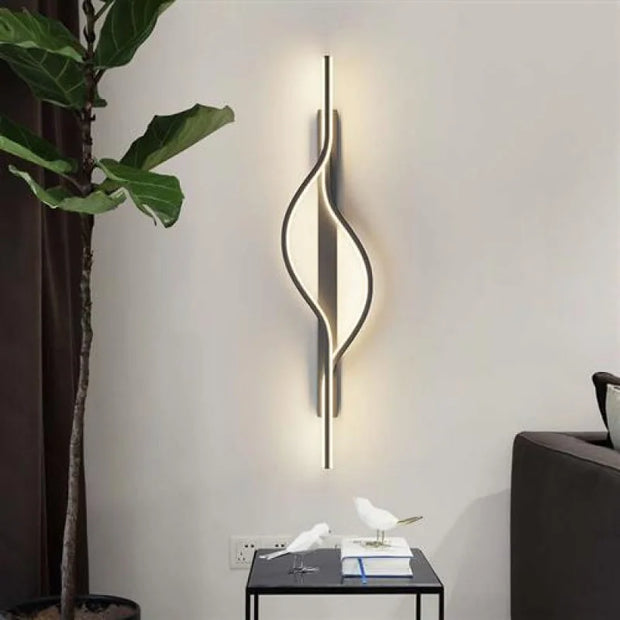 Minimalist Wall Lamp Living Room TV Background Wall Lamp Light Luxury Style Long Strip Lighting Line Bedroom Bedside Wall Lamp