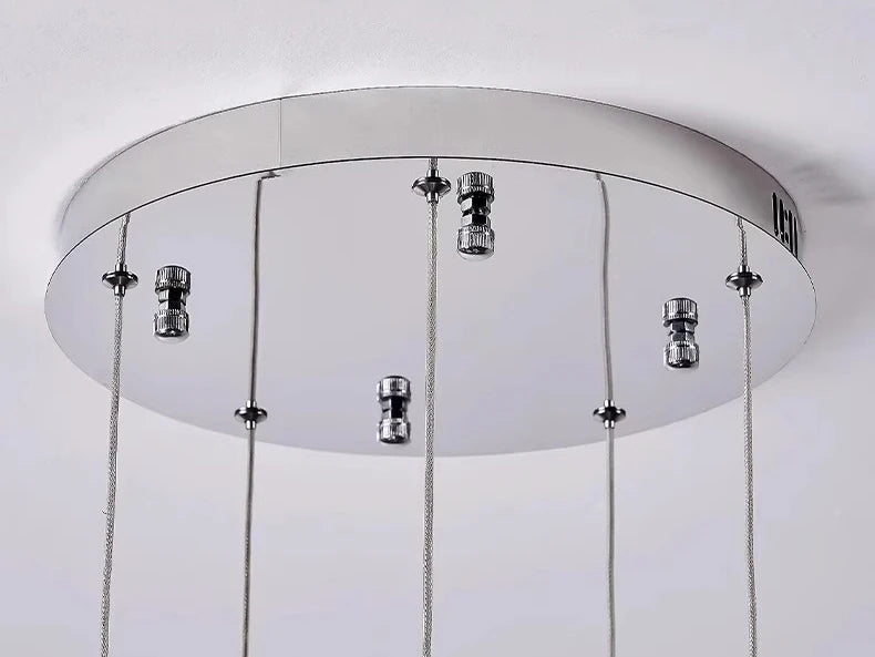 Modern home decoration crystal chandelier, stair Pendant lamp, living room Pendant lights, interior lighting