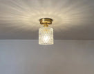 Modern Pendant Ceiling Lamp with Glass Shade for Kitchen Aisle Balcony Bedroom Home Art Deco Led Ceiling Lights Fixtures E27