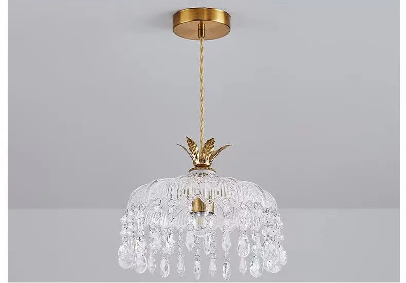 Modern Creative led crystal chandelier hallway chandeliers E27 bulb led lamps Indoor crystal led lustre chandeliers