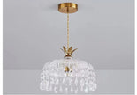 Modern Creative led crystal chandelier hallway chandeliers E27 bulb led lamps Indoor crystal led lustre chandeliers
