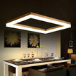 Free Shipping Modern Led Pendant Lights for Dining Room Living Room Rectangle Acrylic Led Pendant Lamp Fixture Lamparas Modernas
