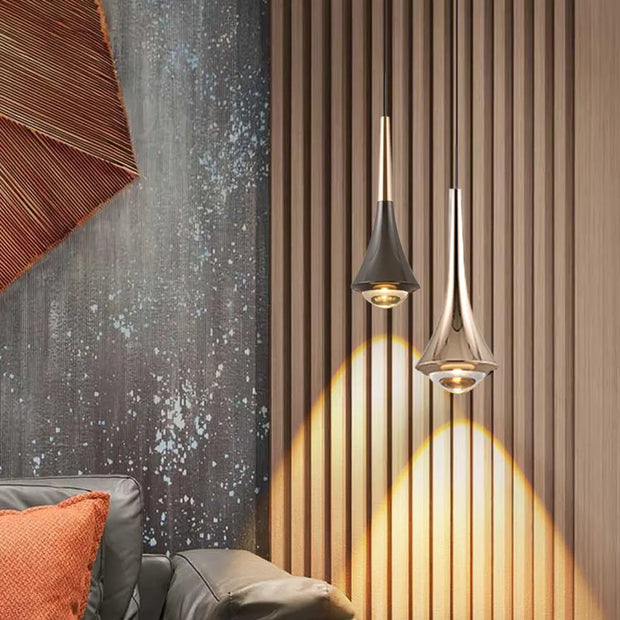 Bedroom Bedside Pendent Lamp Nordic Modern Living Room Study Decoration Simple Creative Light Luxury Bar Glass LED Chandelier