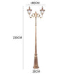 (H≈2.3M)Courtyard Street Lamp Community High Pole Lamp Outdoor Waterproof Lawn Lamp Villa Outdoor Retro Courtyard Lamp Landscape