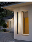 IP65 waterproof wall lamp minimalist led outdoor wall lamp black balcony terrace outdoor wall villa garden wall washer lamp