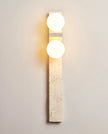 New Style Wall Light Sconce Natural Stone White Glass G9 Bulb Art Deco For Indoor Foyer Bedroom Dining Room