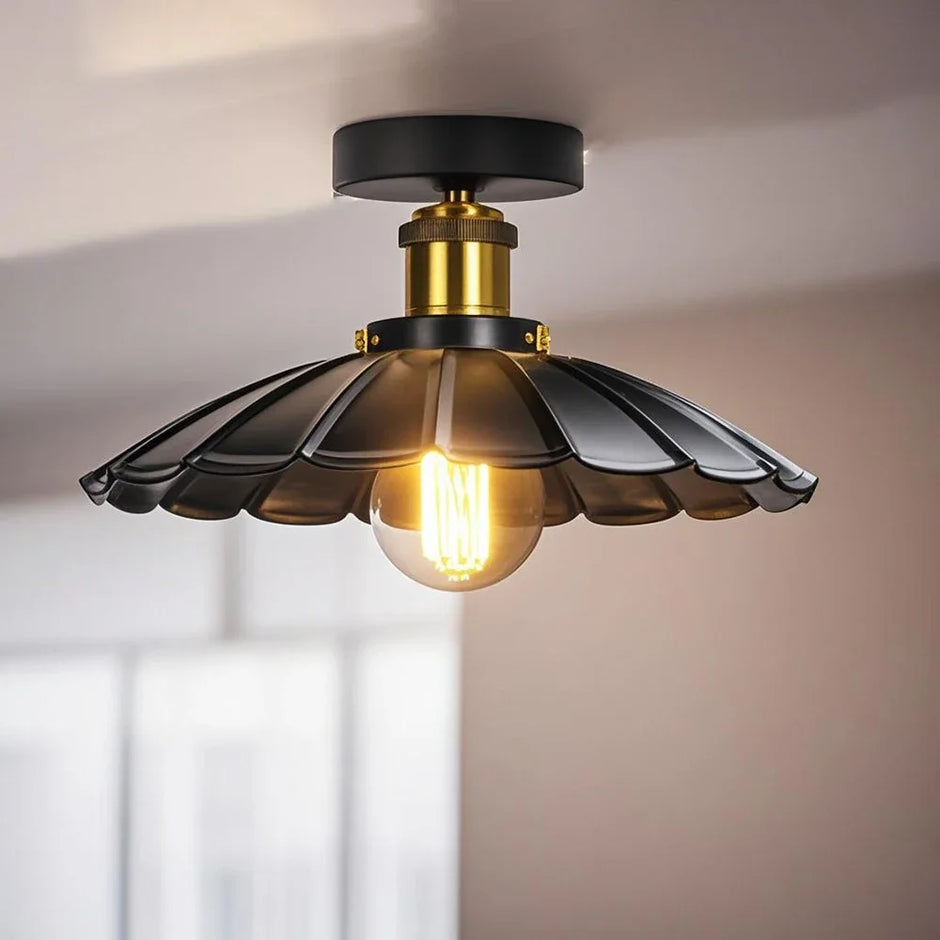 Retro Ceiling Lamp for Living Room Dining Room Bedroom Corridor Entrance Ceiling Lights E27 Indoor Lighting Fixtures