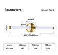 Designed Led Wall Lamp 400 550mm Wall Light Sconces Double Lampshade Up Down Bathroom Wall Lighting Fixture Golden Picture Light