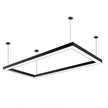 Modern minimalist geometric pendant lights, for dining room, gymnasium, LED hollow pendant lights, supermarket circular lights