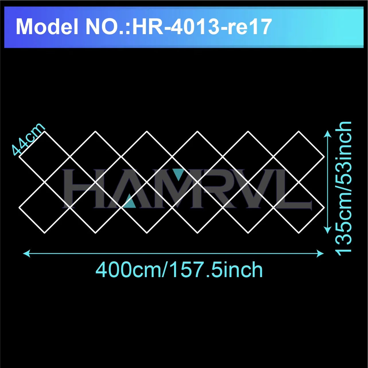 Diamond LED Ceiling Light Hexagonal Design Suitable for Garage Barber Shop Gym Exhibition Hall Ceiling Light Decoration Lighting
