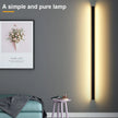 Modern Plug in Long Wall Sconce Indoor Wall Lamp Wall Mounted Light for Bedroom Living Room Hallway