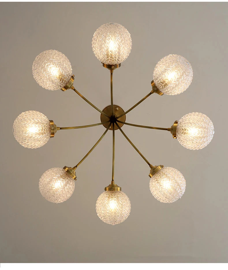 2025Modant Creative Glass Ball Acrylic Designer Ceiling Light for Living Room Bedroom Villa Home Decoration Hanging Light
