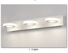 Modern Stair Led Wall Lamp Kitchen Bathroom Mirror Light Fixture Decor Bedroom Home Lighting White Metal Acrylic Sconce 110-220V