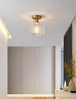 Modern Pendant Ceiling Lamp with Glass Shade for Kitchen Aisle Balcony Bedroom Home Art Deco Led Ceiling Lights Fixtures E27