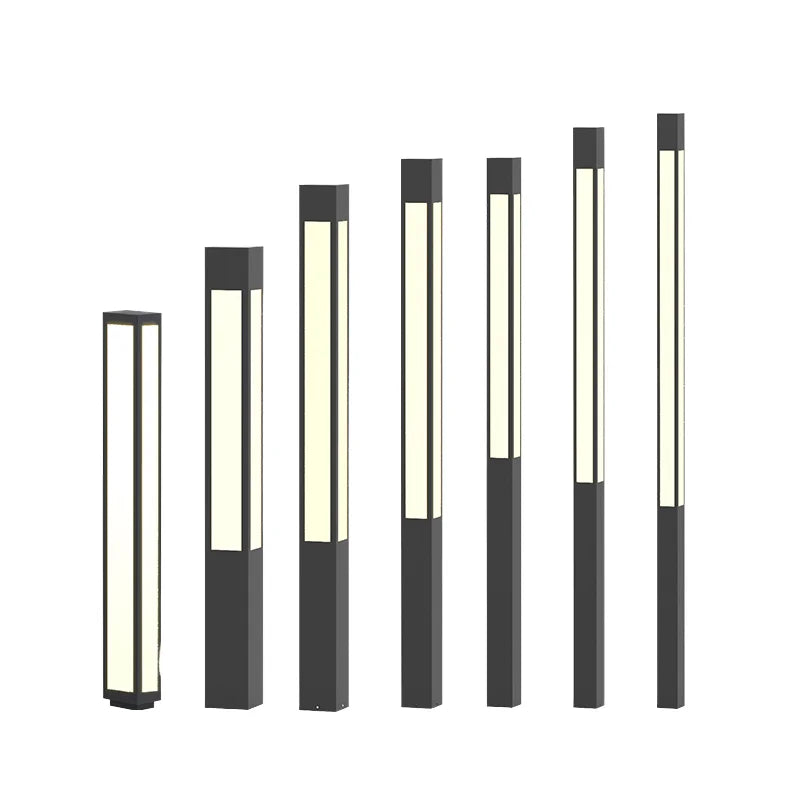30W IP65 Waterproof Light Emitting Diode Garden Light Modern Outdoor Lighting Column Light Aluminum Popular Column