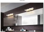 Modern Stair Led Wall Lamp Kitchen Bathroom Mirror Light Fixture Decor Bedroom Home Lighting White Metal Acrylic Sconce 110-220V