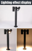 Outdoor Double Head Can Be Rotated 180° Lawn Light Creative Garden Garden Light Villa Garden LED Garden Light