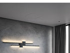 Wall Lamps LED Lights Simple Modern Sofa Living Room Decor TV Background Decoration Wood Grille Bedroom Bar Long Strip Wall Lamp