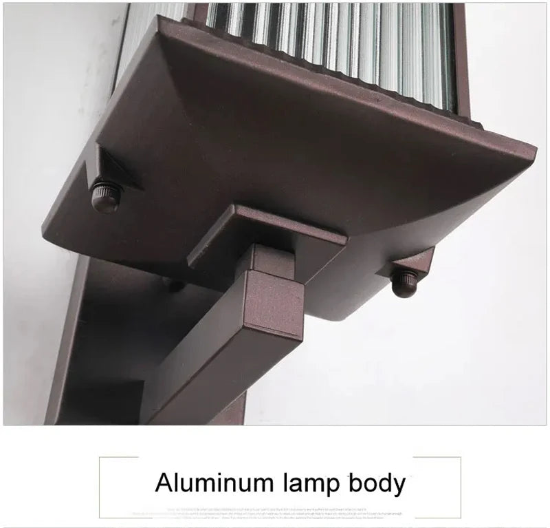 Outdoor Wall Lamps Aisle Wall Light IP54 Waterproof Corridor Balcony Modern New Chinese Villa Door Lights Porch Garden Gate Lamp