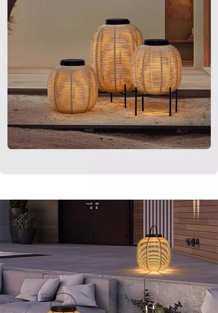 LED Solar Powered Handheld Light Outdoor Waterproof Courtyard Garden Lawn Landscape Decoration Atmosphere Lighting Fixtures