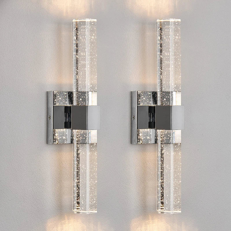 Modern Bubble Crystal LED Wall Lamps Bathroom Dresser Living Room Bedroom Mirror Wall Sconces Indoor Decoration Lighting Lustres