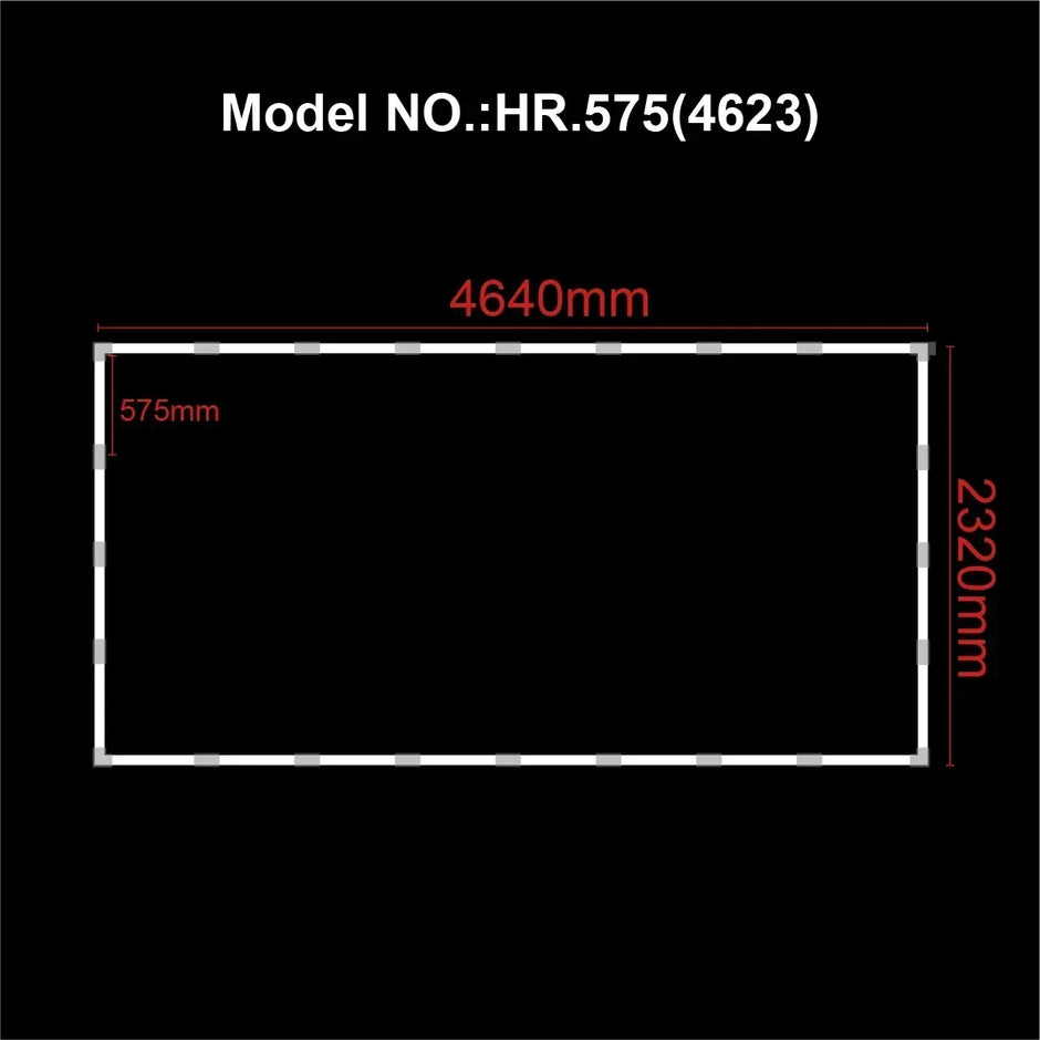 Office Extra Large Workshop LED Light 6500K Garage Ceiling Light Shop Light for Car Detailing Gym Supermarket Show  customized