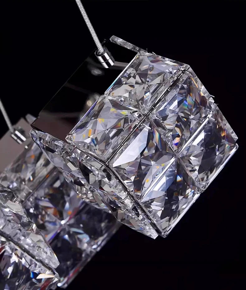 Modern home decoration crystal chandelier, stair Pendant lamp, living room Pendant lights, interior lighting