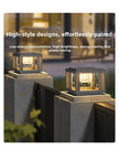 Solar Column Head Lamps Waterproof Courtyard Lamps Gate Pillar Lamps Wall Column Lamps Outdoor Villa Column Head Lamps