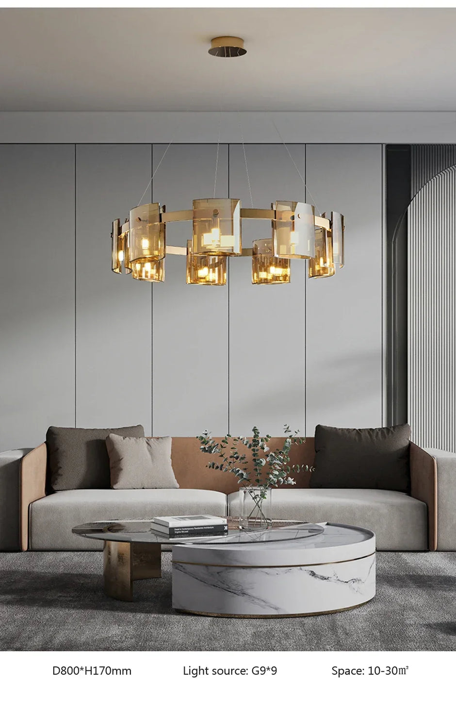 Modern Luxury Living Room Pendant Light Minimalist Bedroom Designer Home Lamp Creative Restaurant Bar Counter Main Light