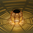 Solar Garden Light Ornaments 600mAh Imitation Rattan Lawn Projection Light Decor