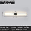 Modern LED Wall Lamp Minimalist Led Light Bedroom Bedside Long Strip Wall Sconces Living Room Sofa Home Indoor Lighting Fixture