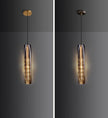 Nordic Minimal LED Pendant Lights Tubes Shaped Chandeliers Home Decor Dinning Living Rooms Villa Island Counter Lighting Fixture